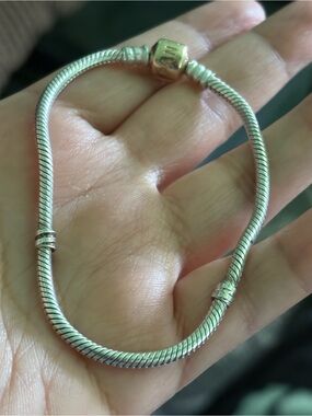 Pandora 14K solid gold Snake Chain Bracelet